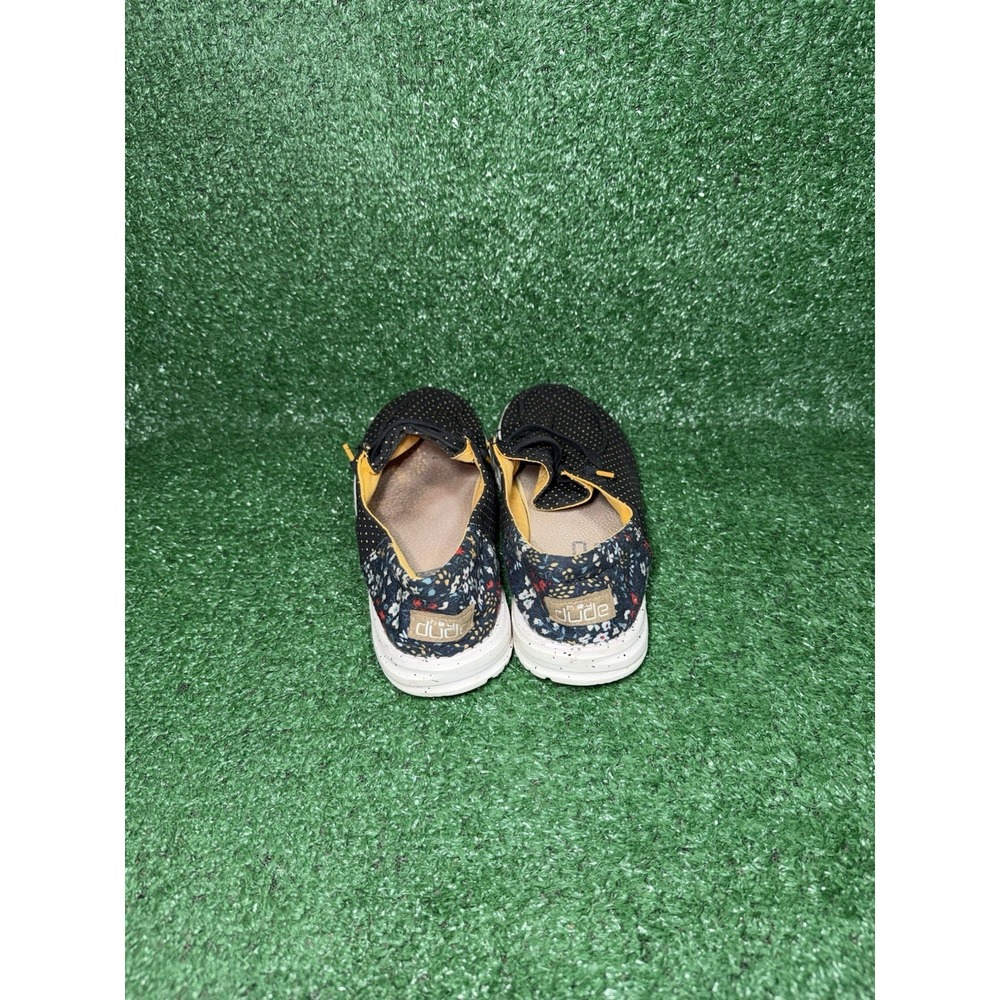 Hey Dude Wendy Women Size 10 Black Polka Dot Hippie Shoes Comfort Slip On Loafer - Picture 7 of 9